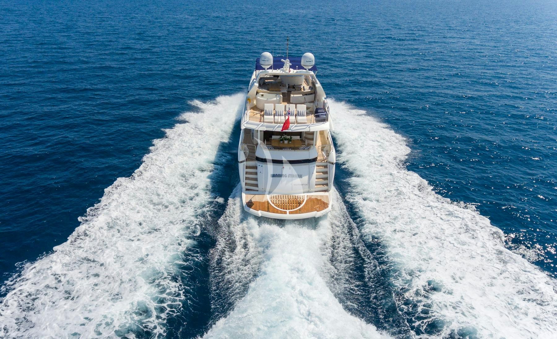 a ship in the water aboard WINNING STREAK 2 Yacht for Charter