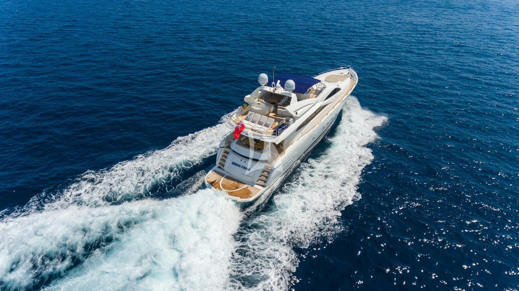 a boat on the water aboard WINNING STREAK 2 Yacht for Charter