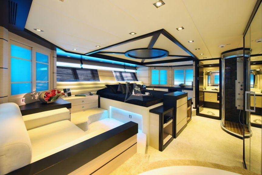 inside view of a room aboard PERLA DEL MARE Yacht for Charter