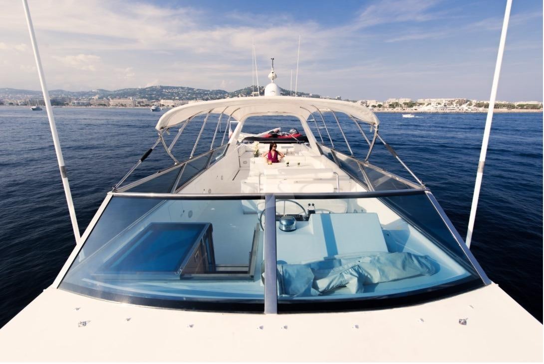 a boat on the water aboard MISS CANDY Yacht for Charter
