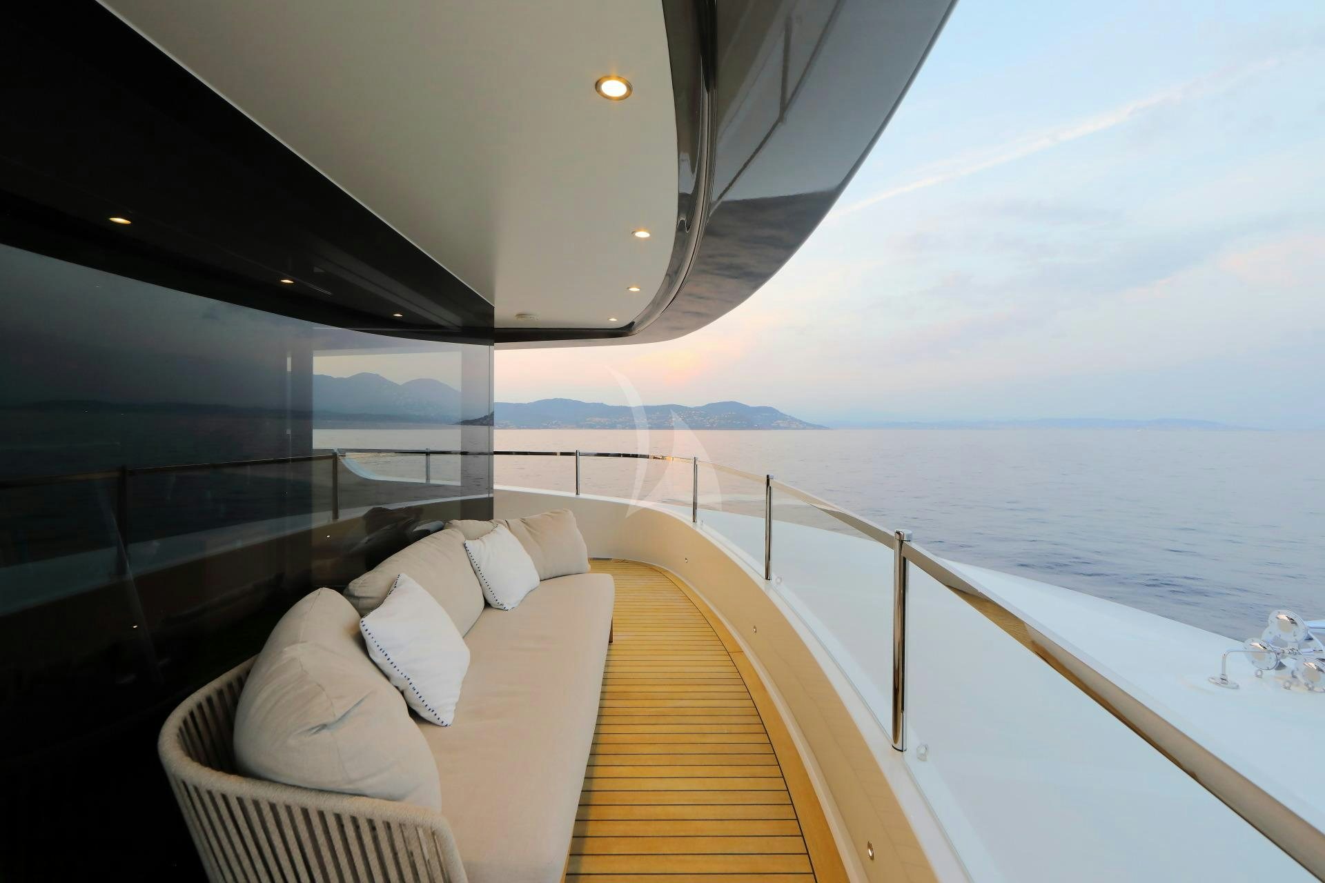 a boat on the water aboard X Yacht for Charter