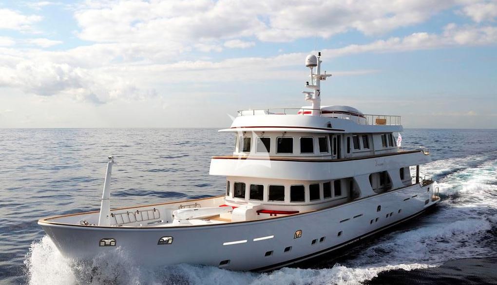 a boat on the water aboard TANANAI BY POPOTINE Yacht for Charter