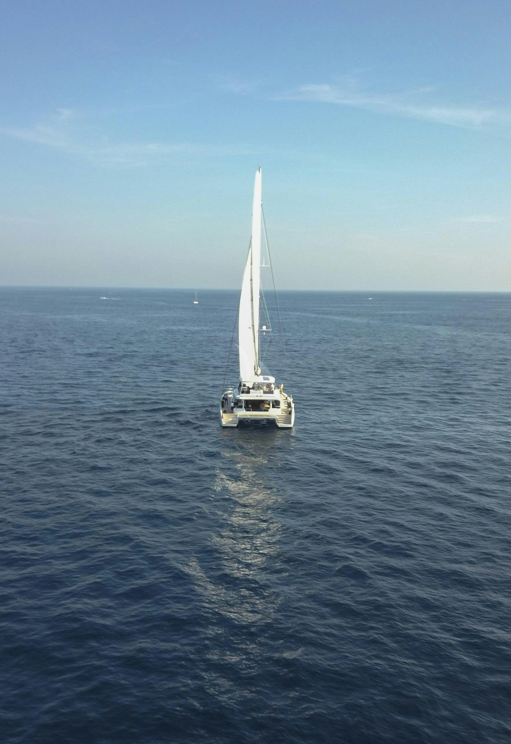 a sailboat on the water aboard MARIAH PRINCESS III Yacht for Charter