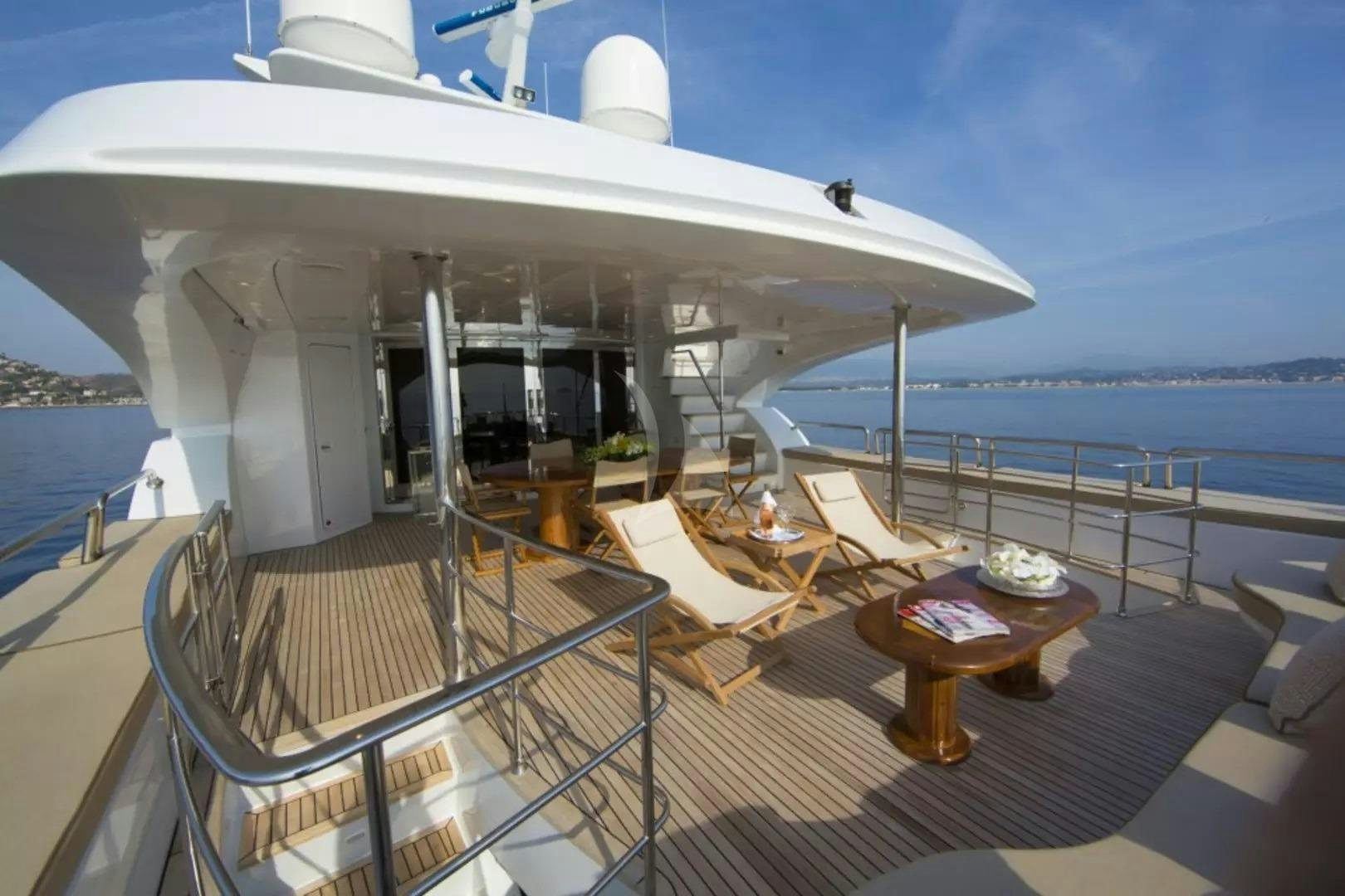 a boat on the water aboard LADY G II Yacht for Charter