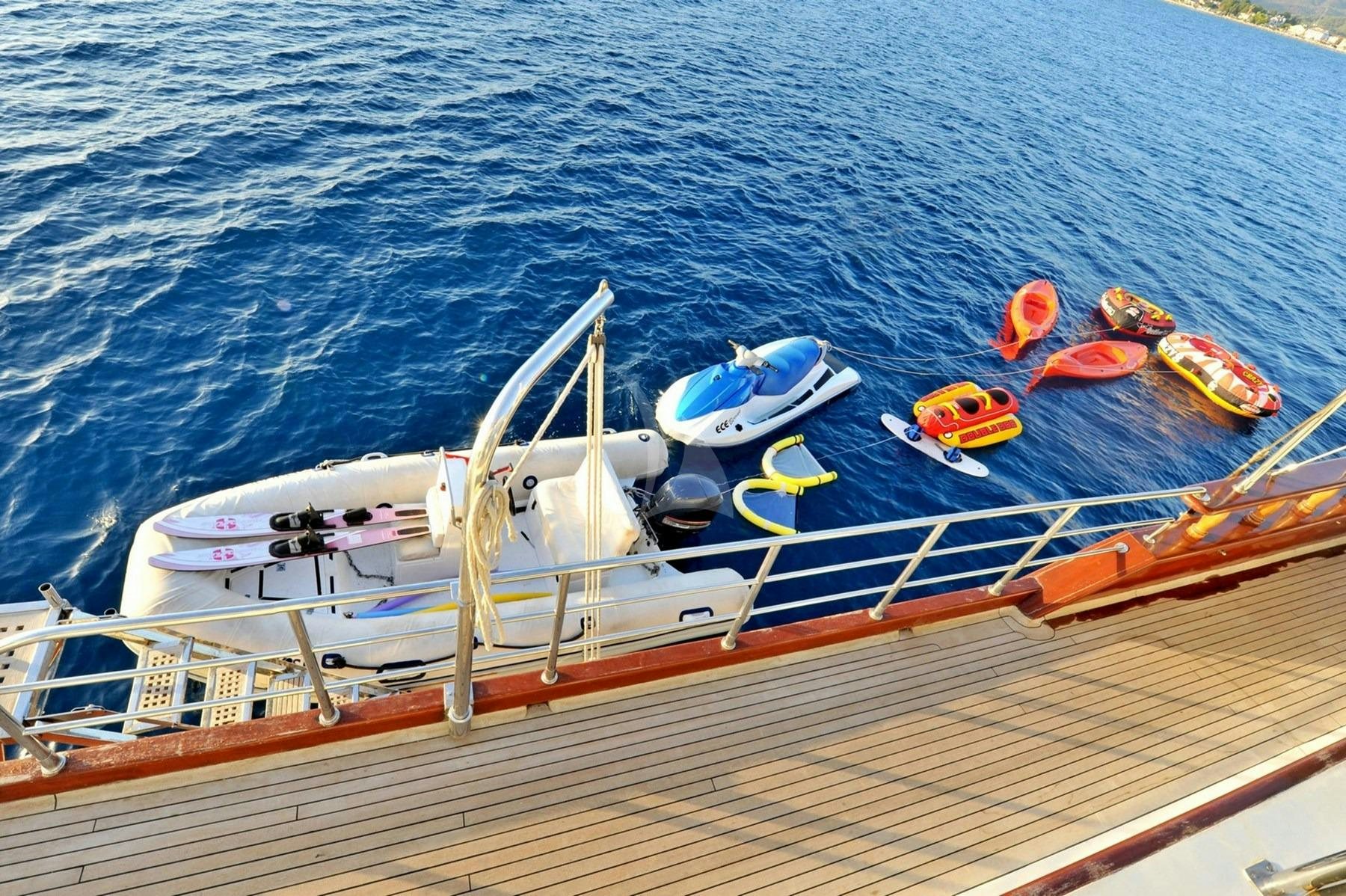 a boat on the water aboard BERRAK SU Yacht for Charter