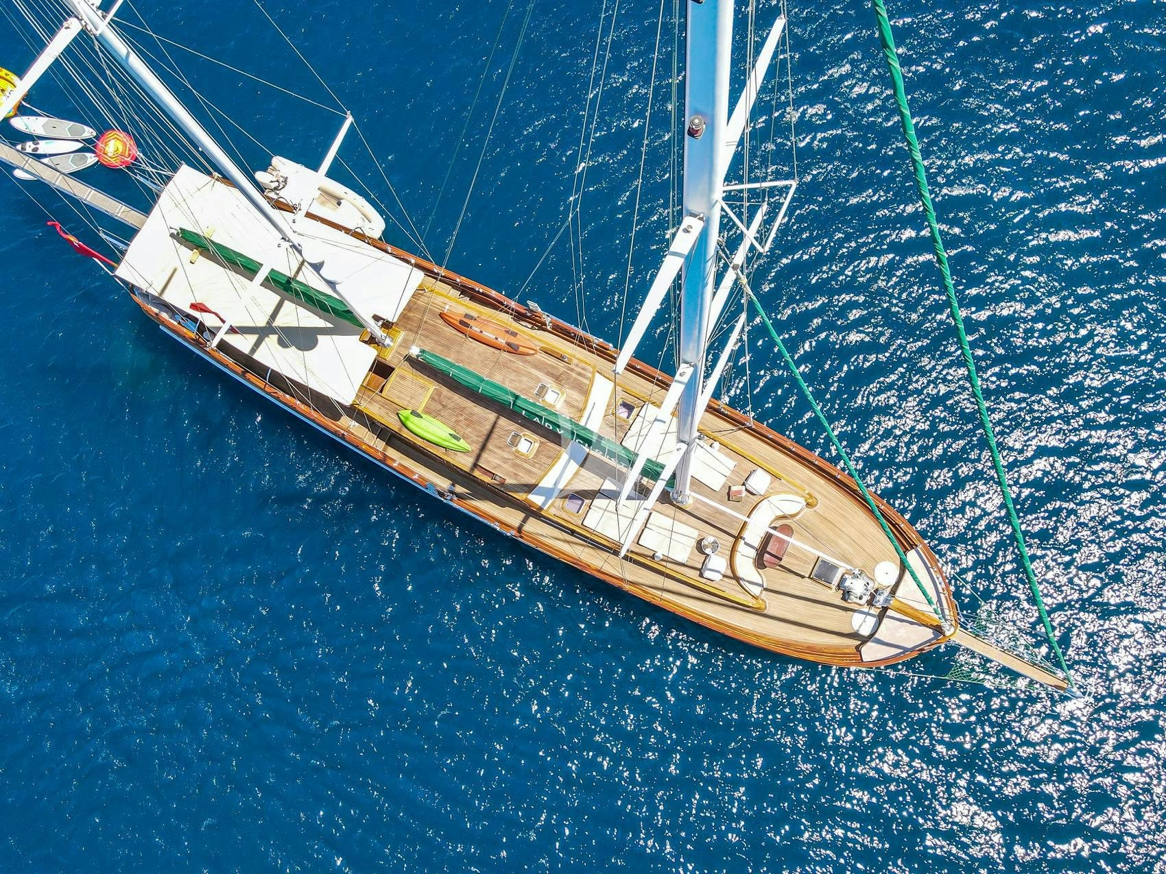 a boat on the water aboard LADY CHRISTA Yacht for Charter