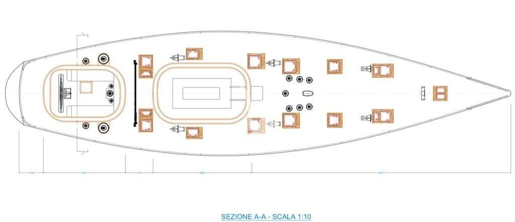 diagram aboard QUARTA SANTA MARIA Yacht for Sale