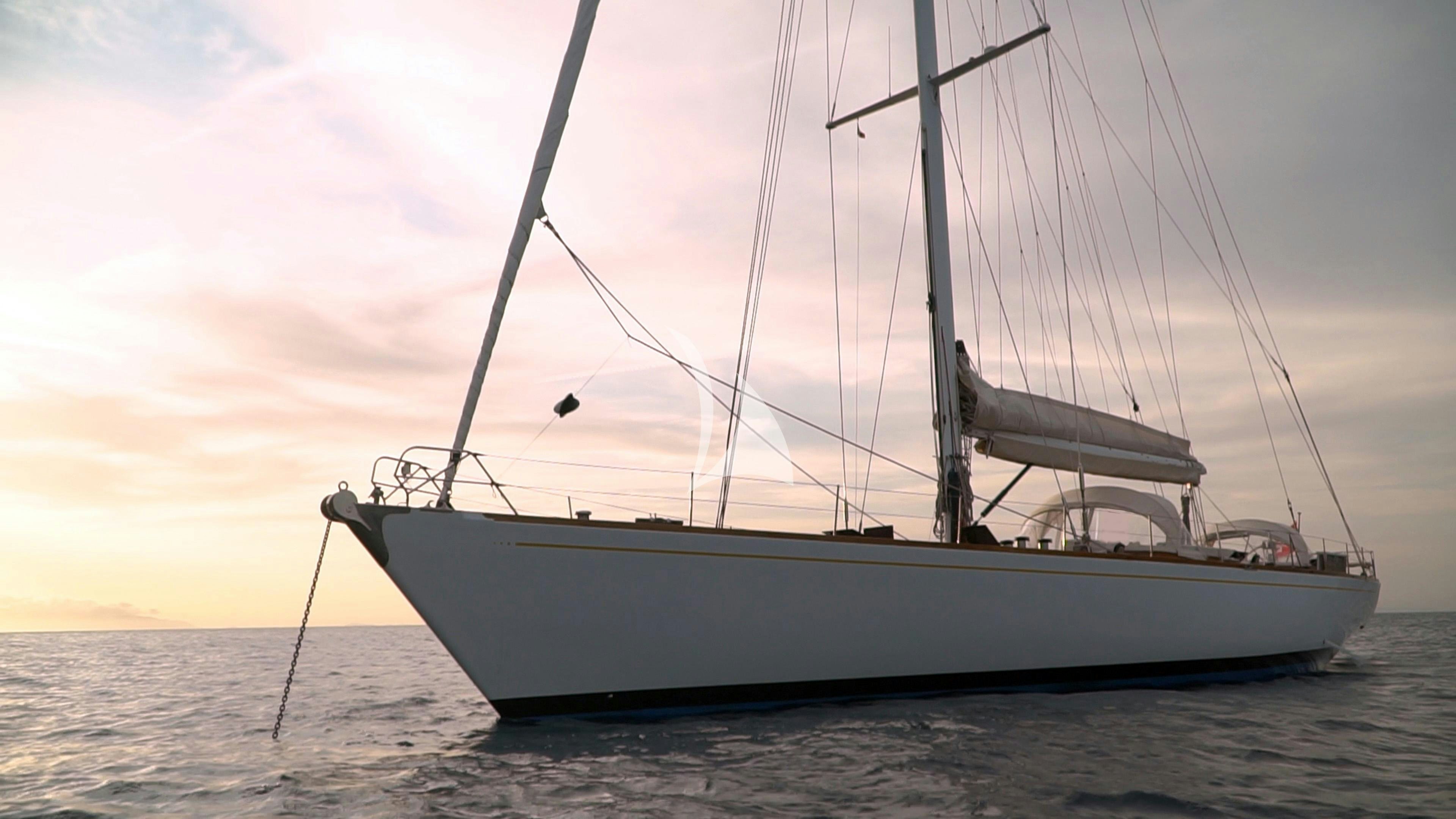 a boat on the water aboard QUARTA SANTA MARIA Yacht for Sale