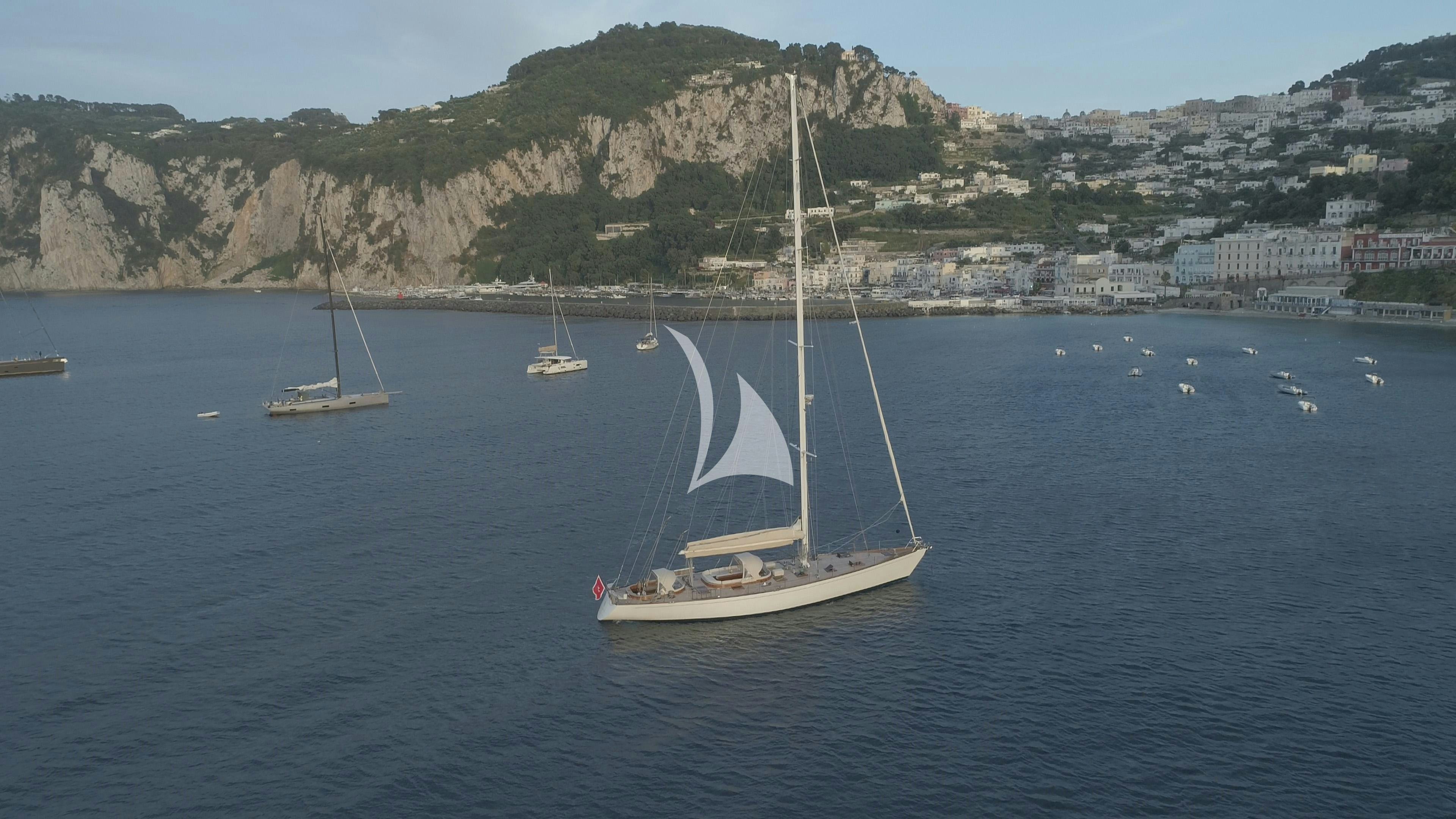 a sailboat on the water aboard QUARTA SANTA MARIA Yacht for Sale