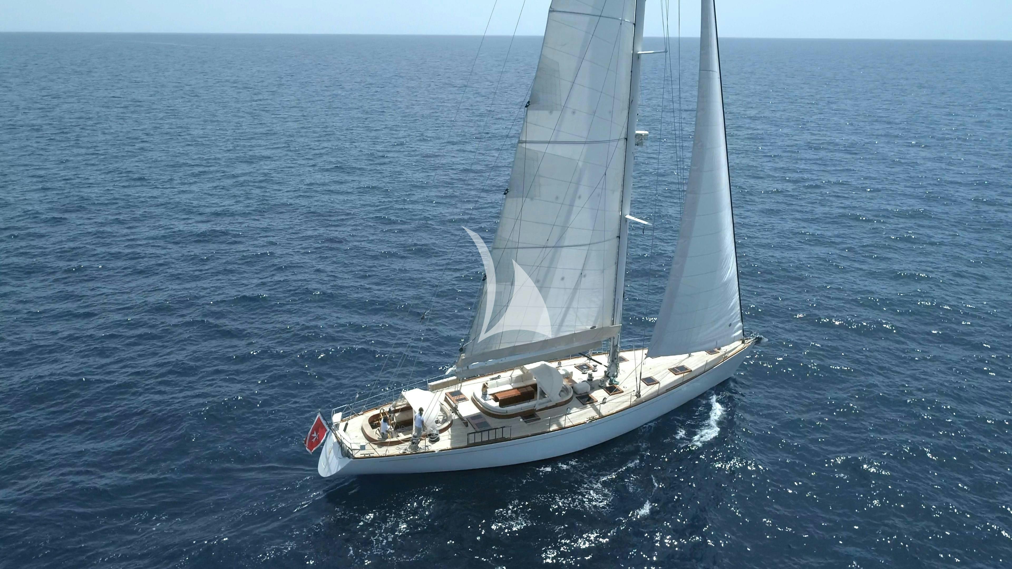 a sailboat on the water aboard QUARTA SANTA MARIA Yacht for Sale