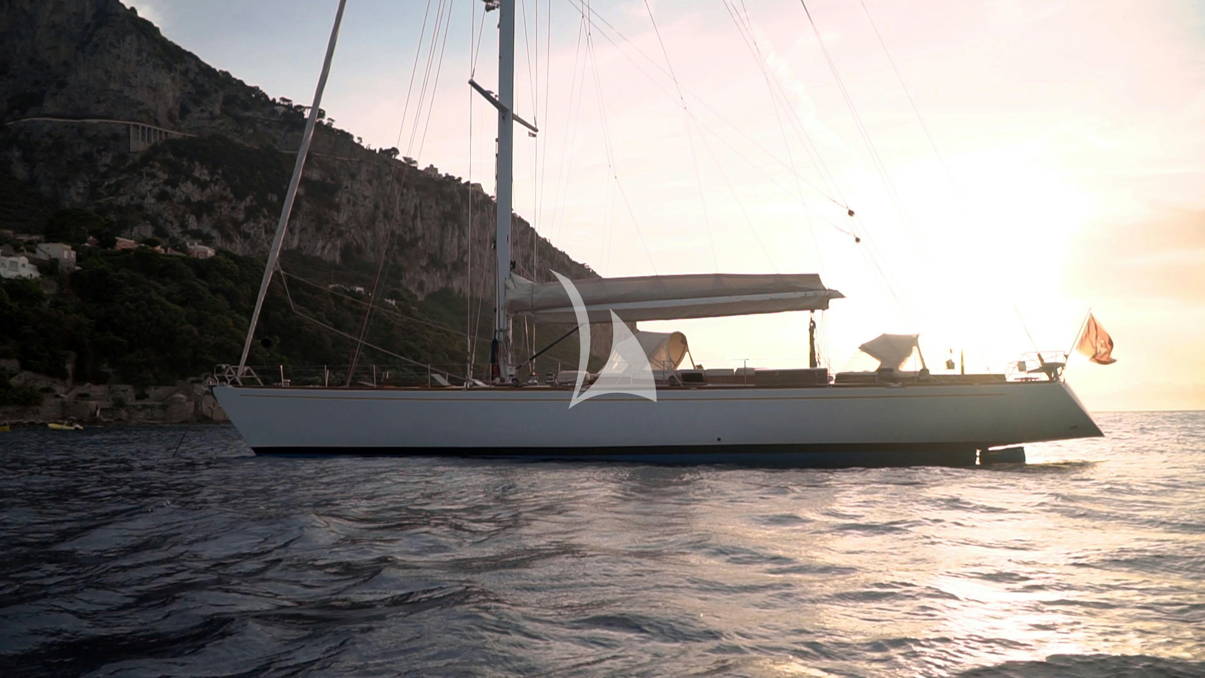 a boat on the water aboard QUARTA SANTA MARIA Yacht for Sale