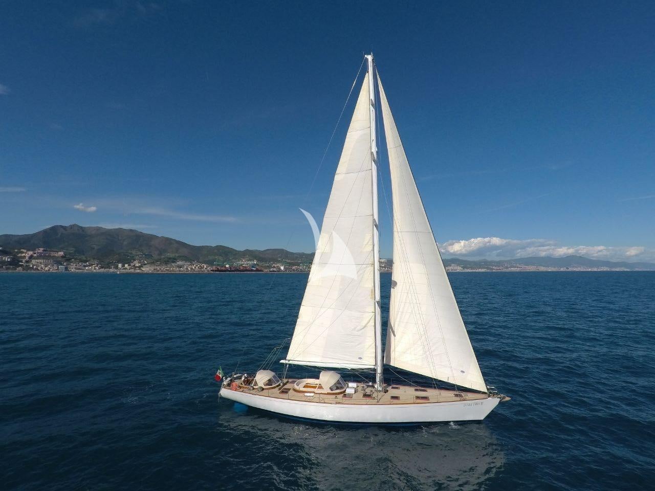 a sailboat on the water aboard QUARTA SANTA MARIA Yacht for Sale