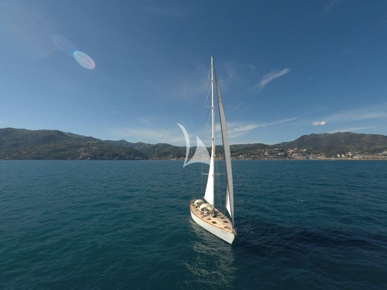 a sailboat on the water aboard QUARTA SANTA MARIA Yacht for Sale