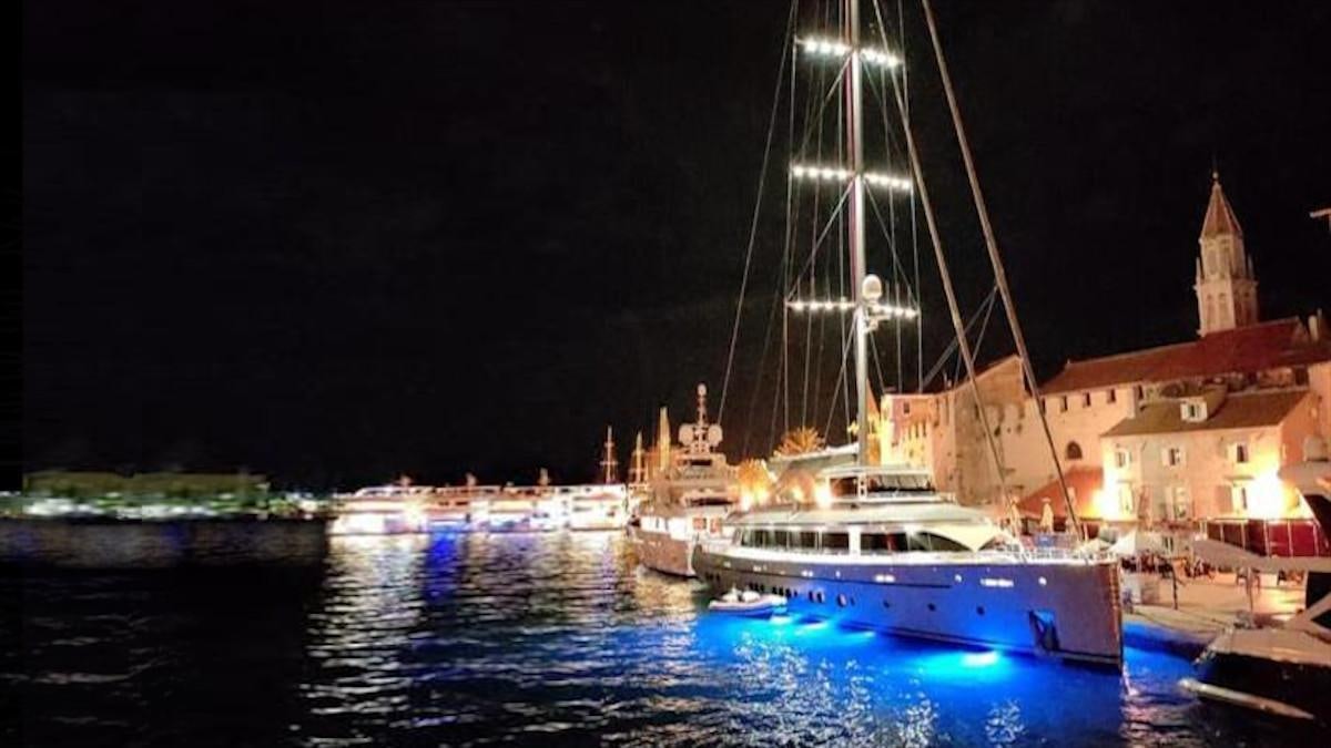 a boat in the water aboard LIFE IS GOOD Yacht for Charter