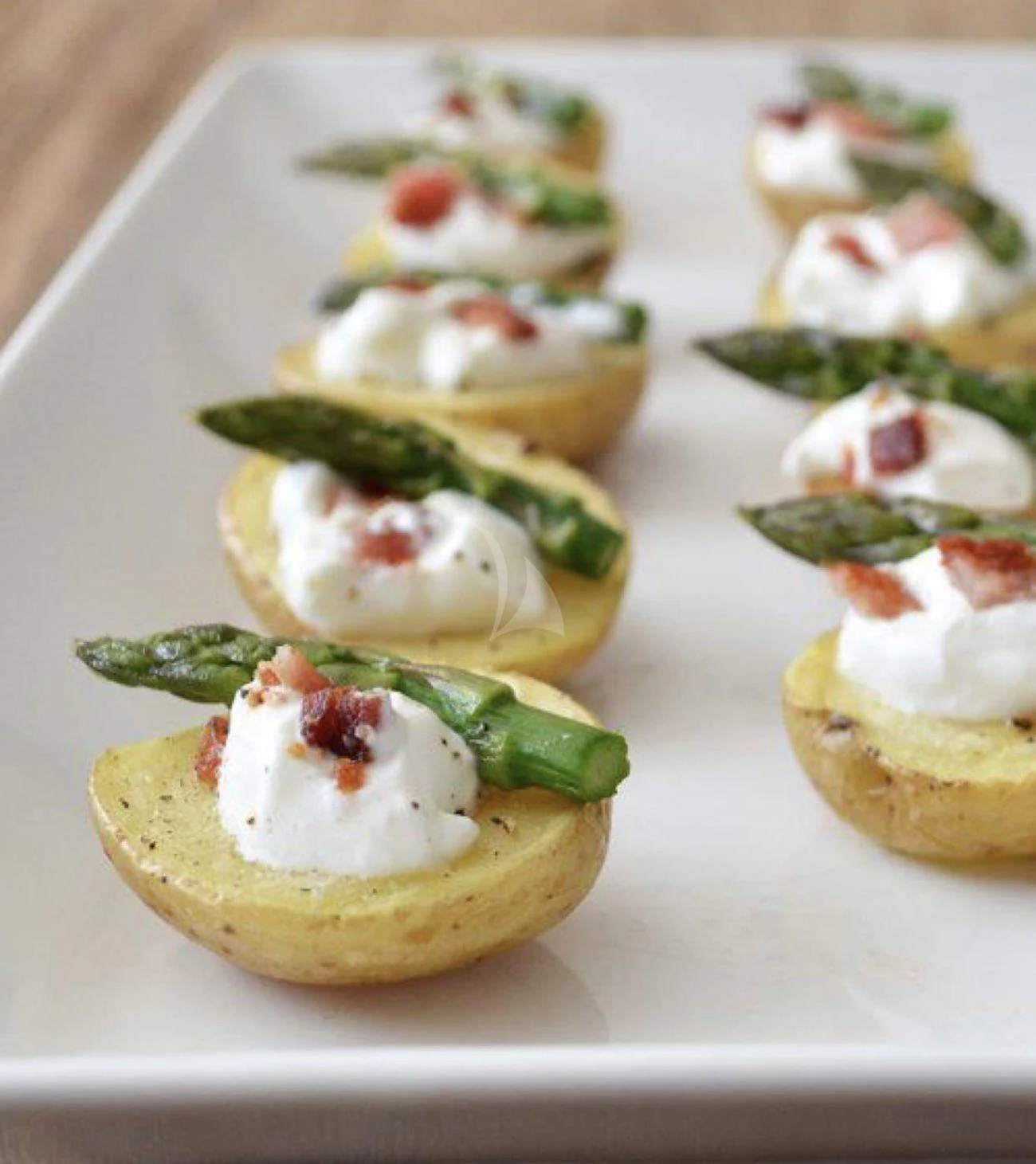 a plate of food aboard ARABELLA Yacht for Charter