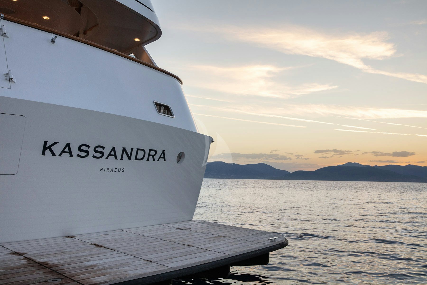a boat on the water aboard KASSANDRA Yacht for Charter