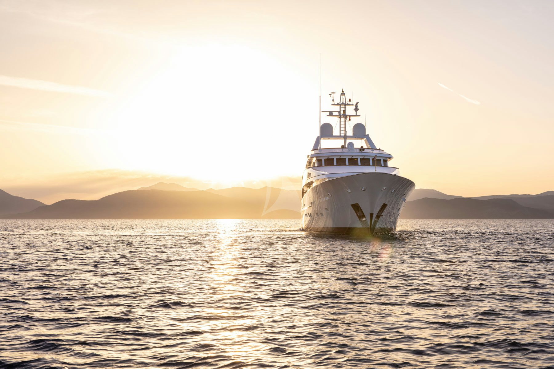 a boat in the water aboard KASSANDRA Yacht for Charter