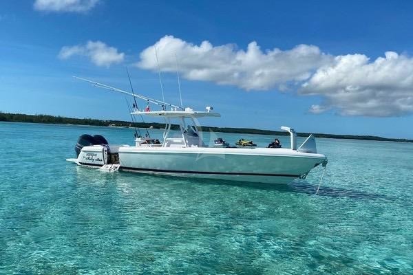 a boat in the water aboard EMINA Yacht for Charter