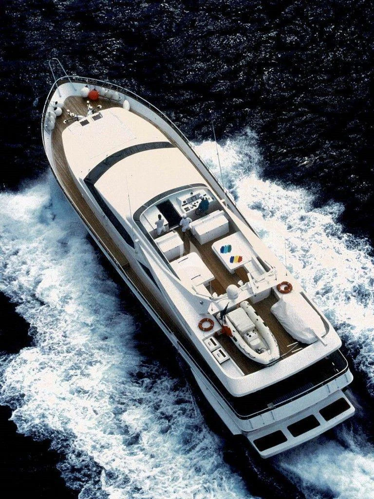 a space ship in space aboard PIERPAOLO IV Yacht for Charter