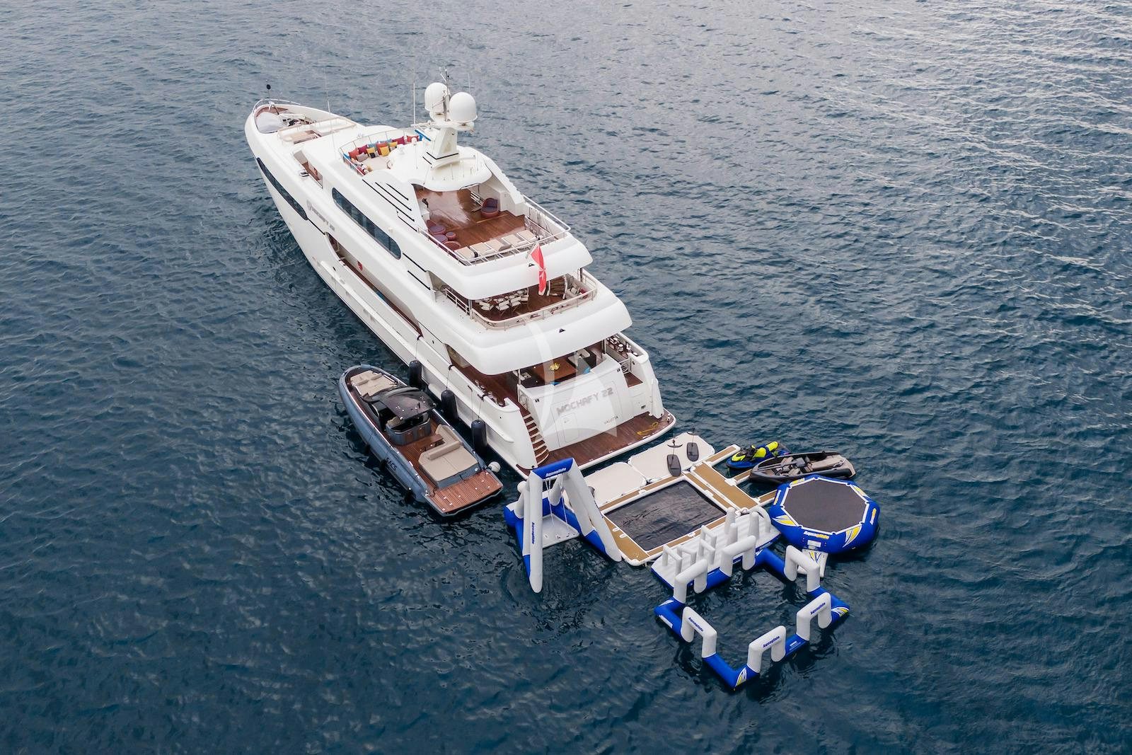 a ship in the water aboard MAXIMILIAN MMIV Yacht for Charter