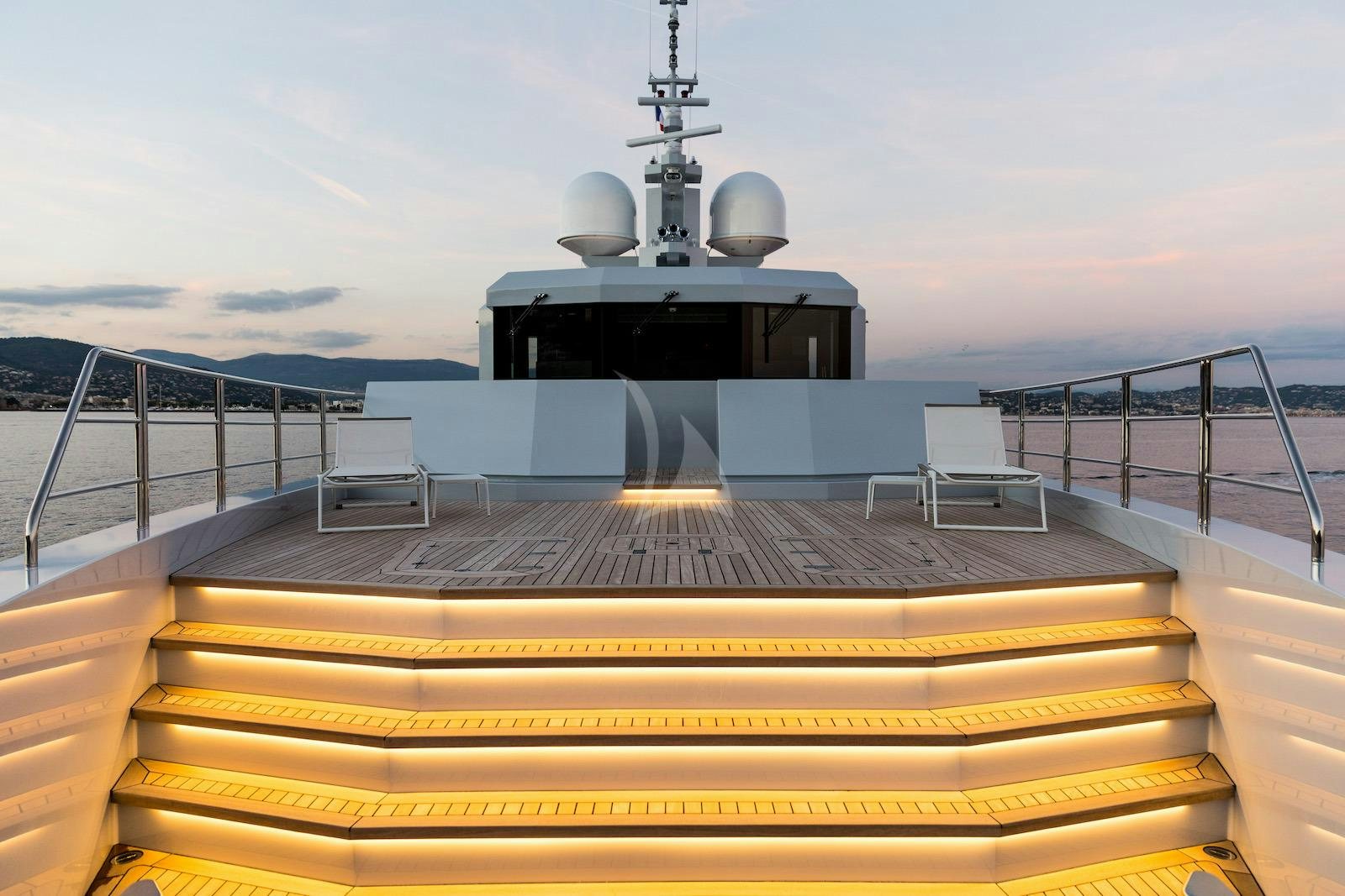 a boat on the water aboard S7 Yacht for Charter