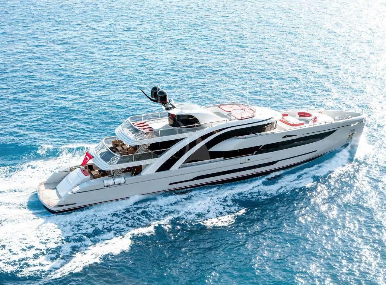 a boat on the water aboard EUPHORIA II Yacht for Charter