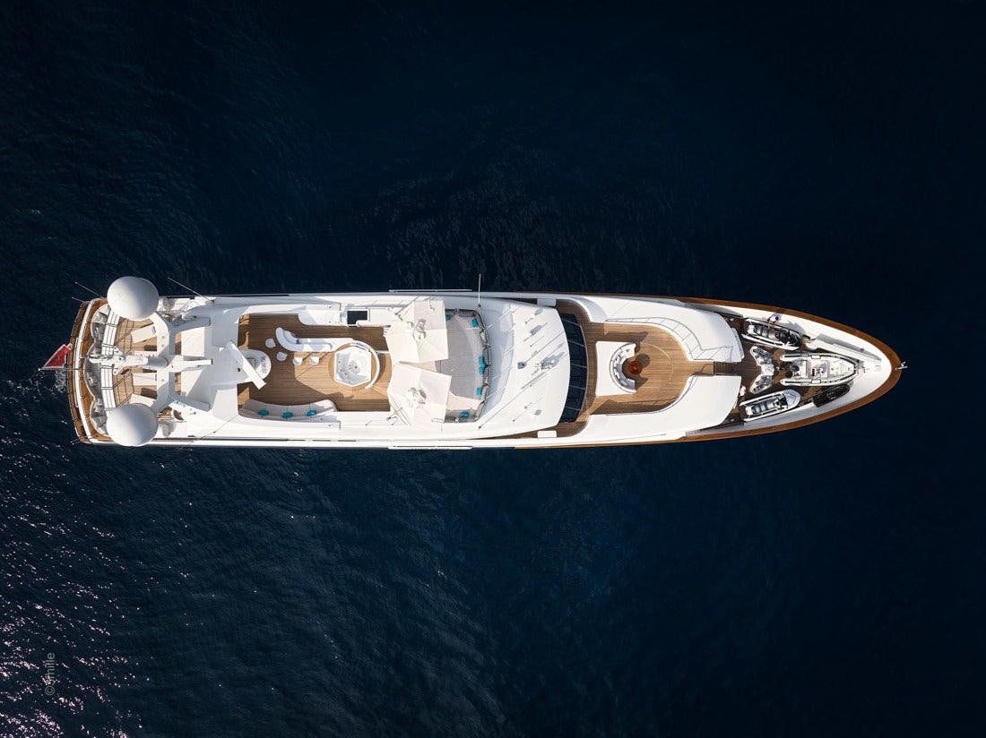 a gold and silver bracelet aboard COME PRIMA Yacht for Charter