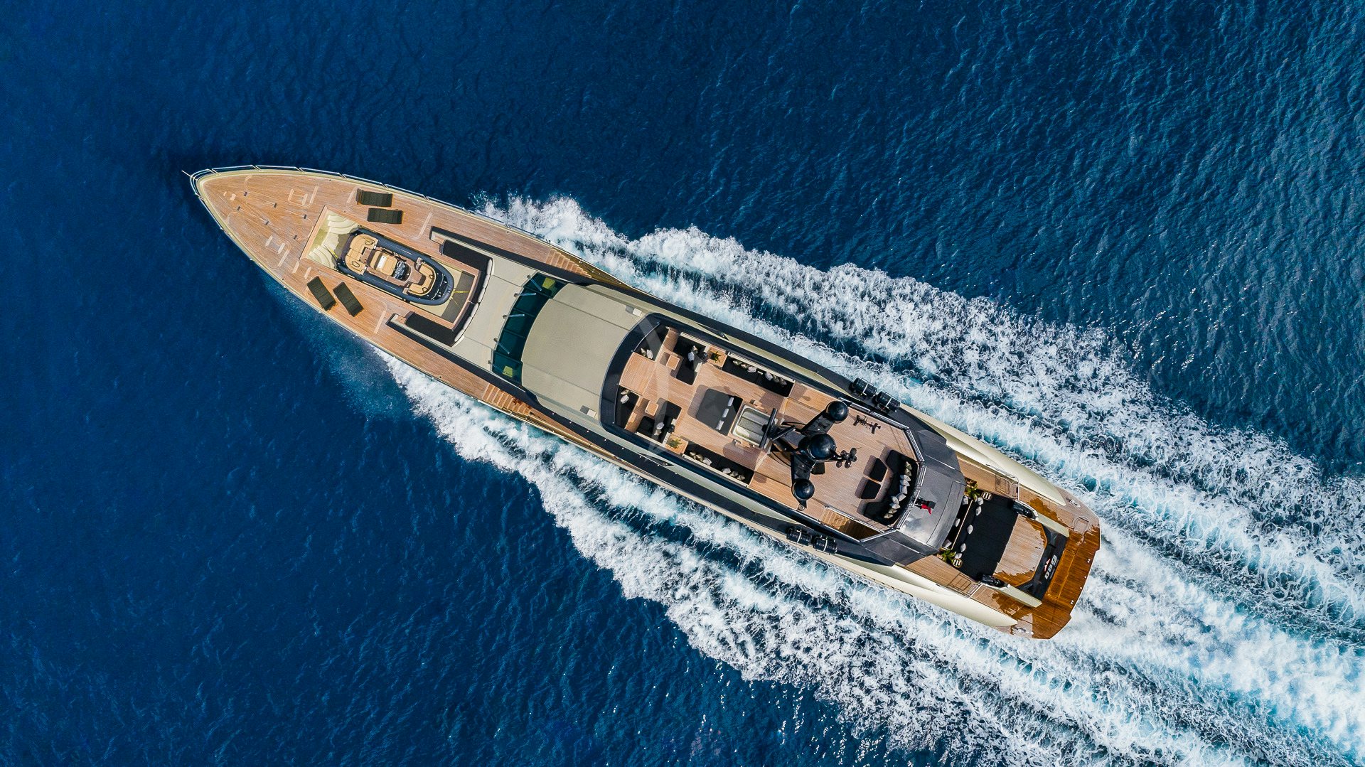 a space ship in space aboard DB9 Yacht for Charter
