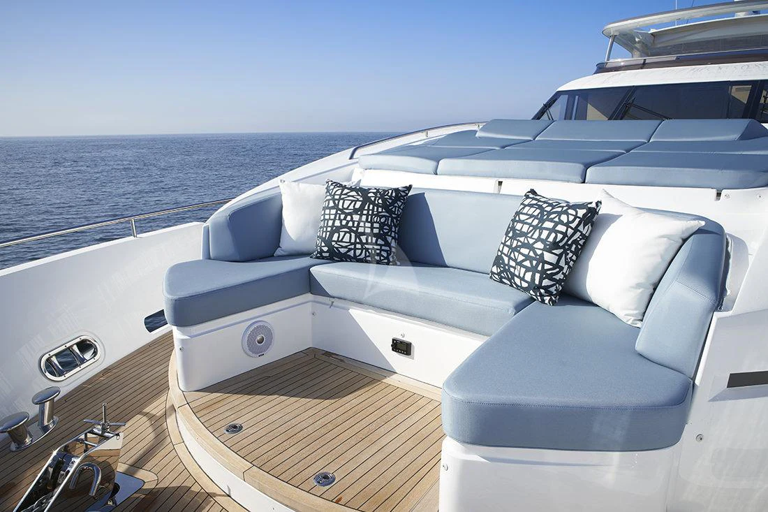 a boat on the water aboard HALLELUJAH Yacht for Charter