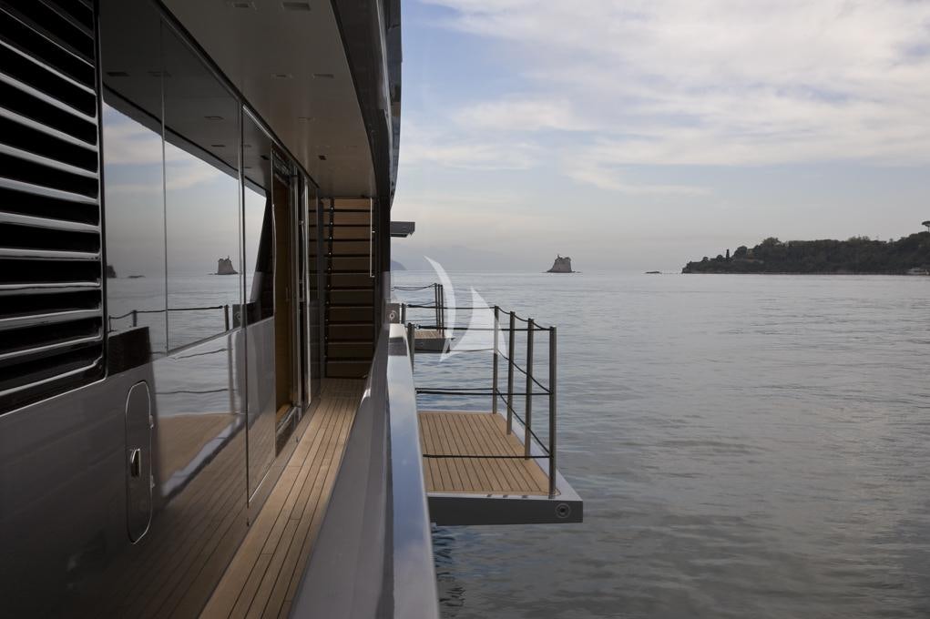 a boat on the water aboard NAIA Yacht for Charter