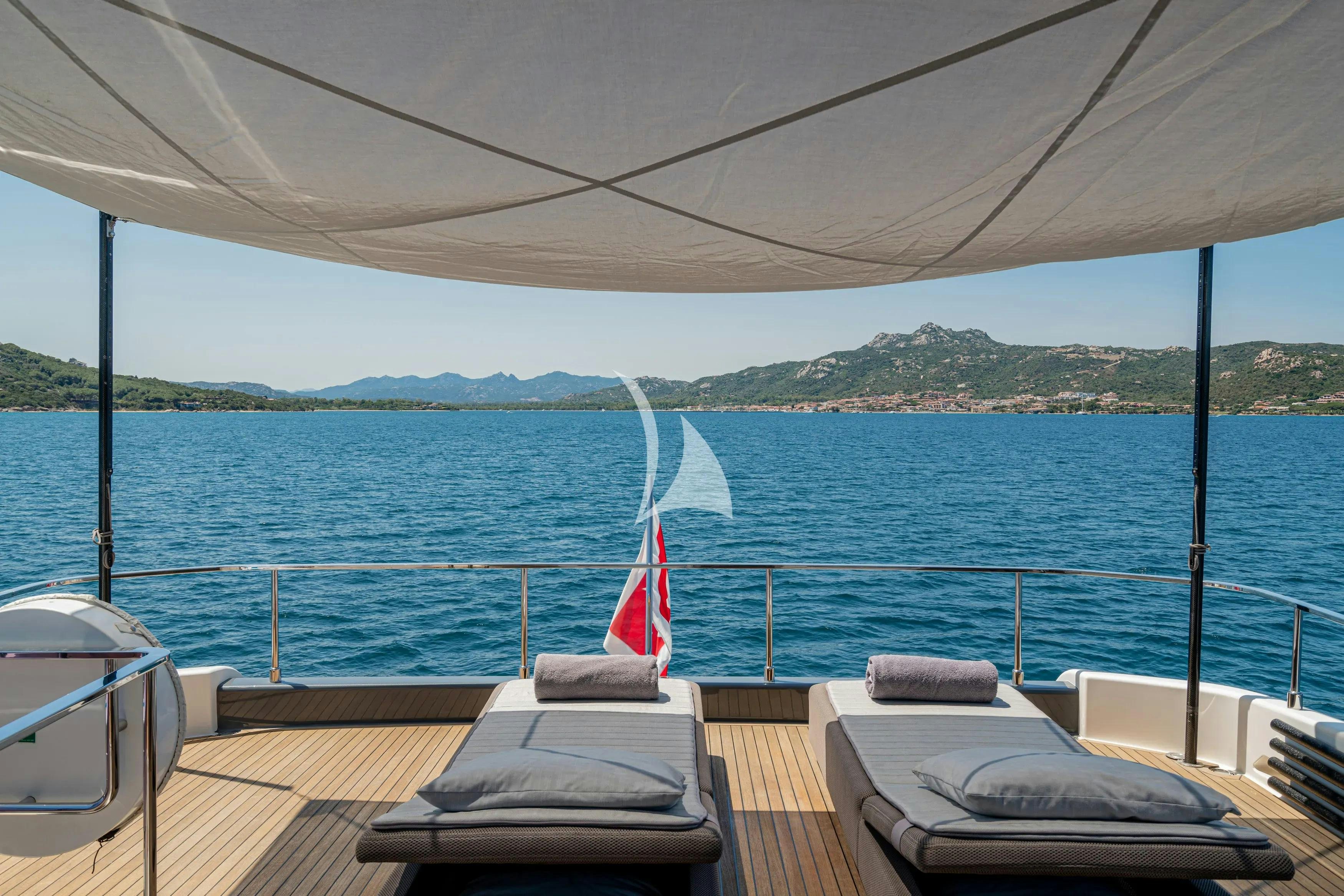 a boat on the water aboard E3 Yacht for Charter