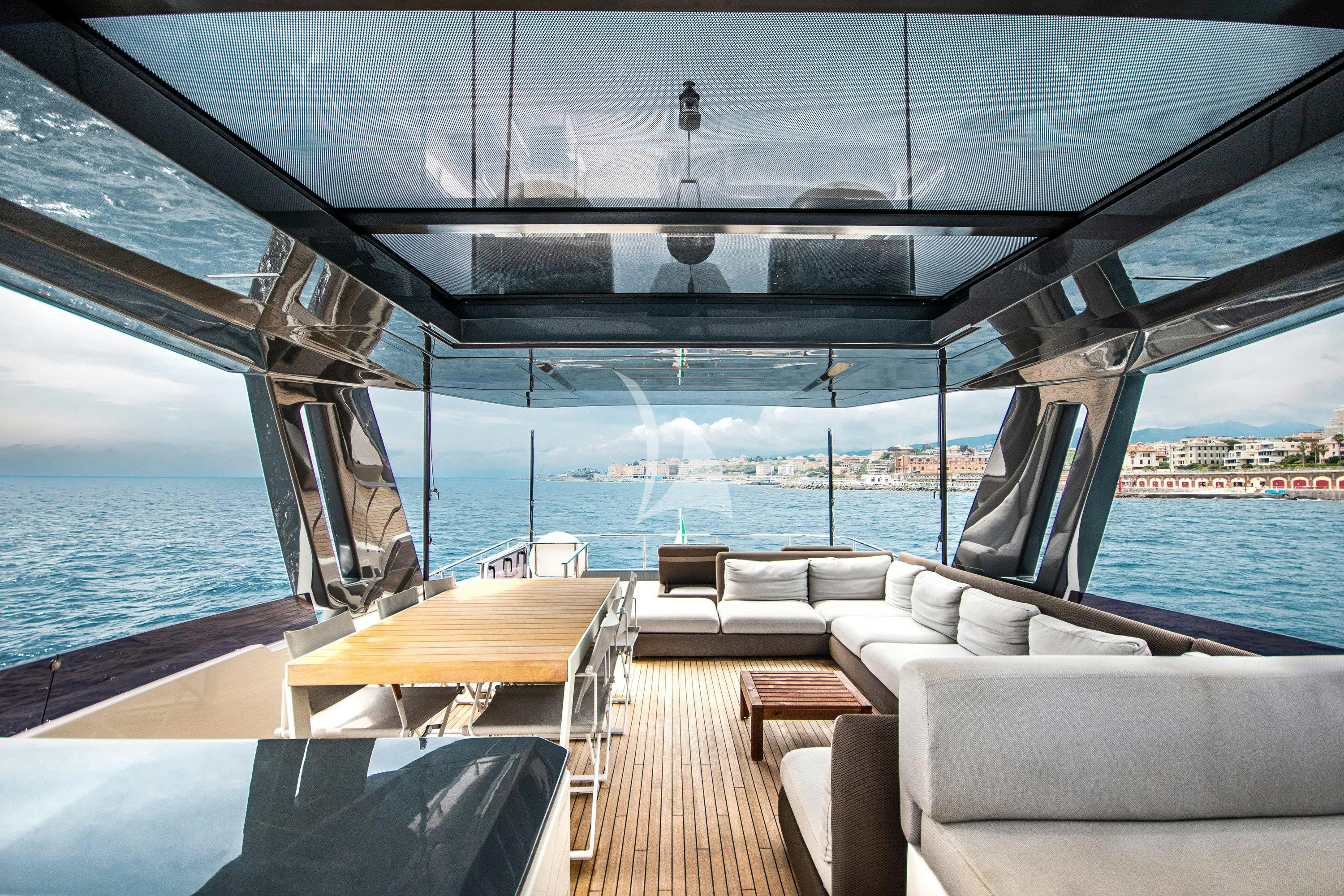 a boat on the water aboard E3 Yacht for Charter