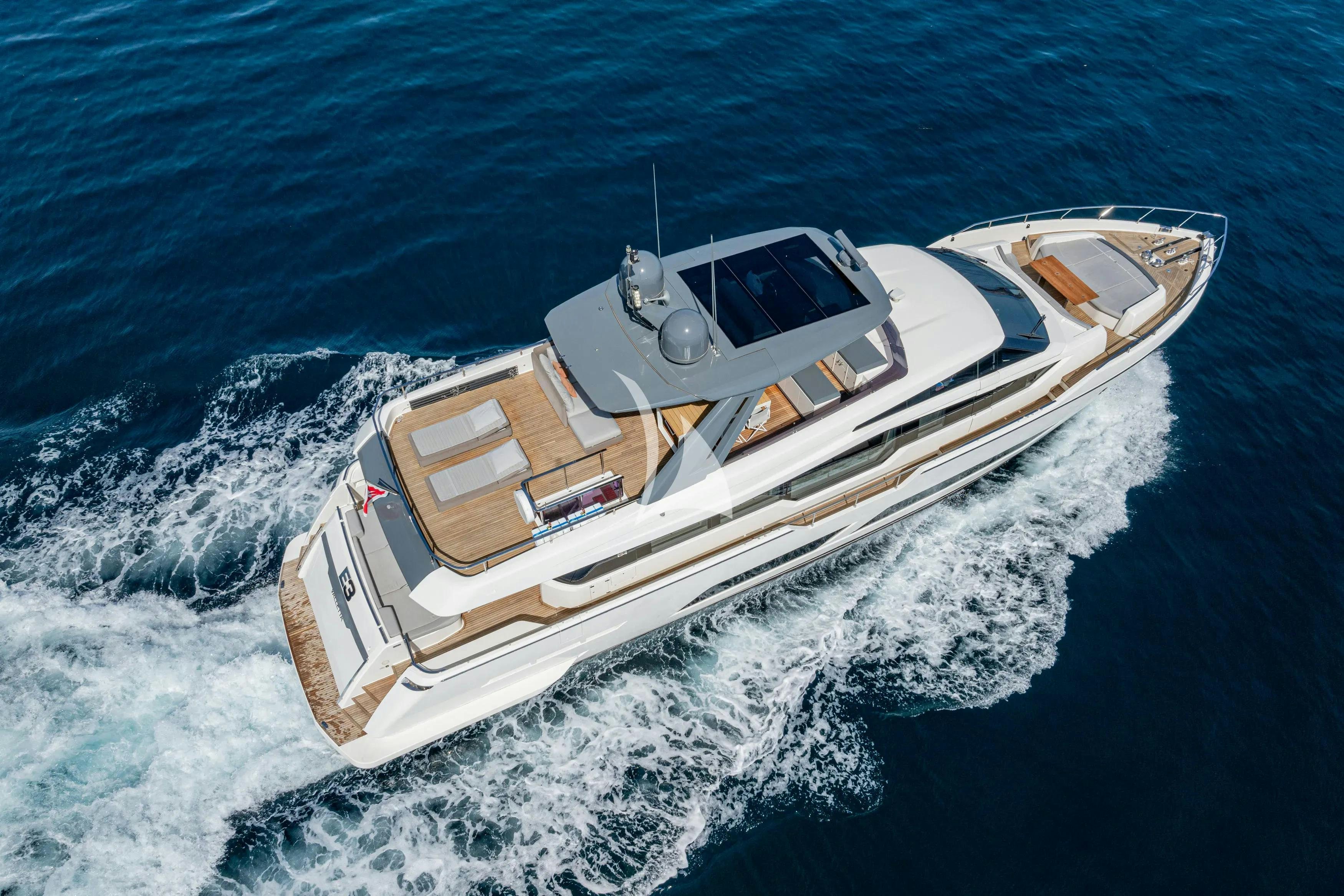 a boat on the water aboard E3 Yacht for Charter