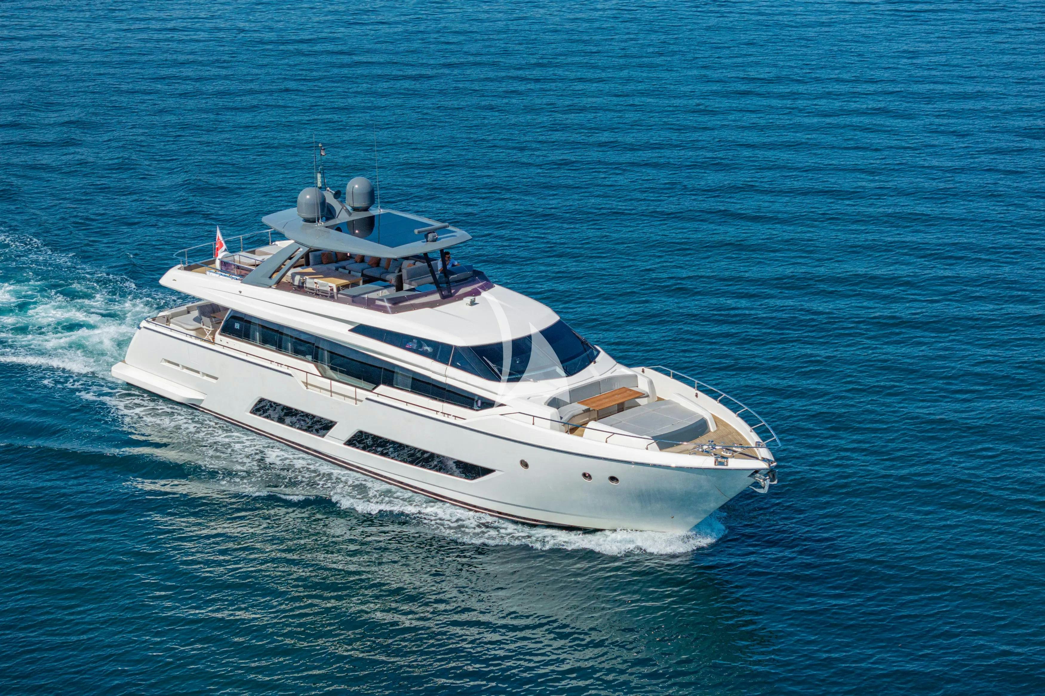 a boat on the water aboard E3 Yacht for Charter