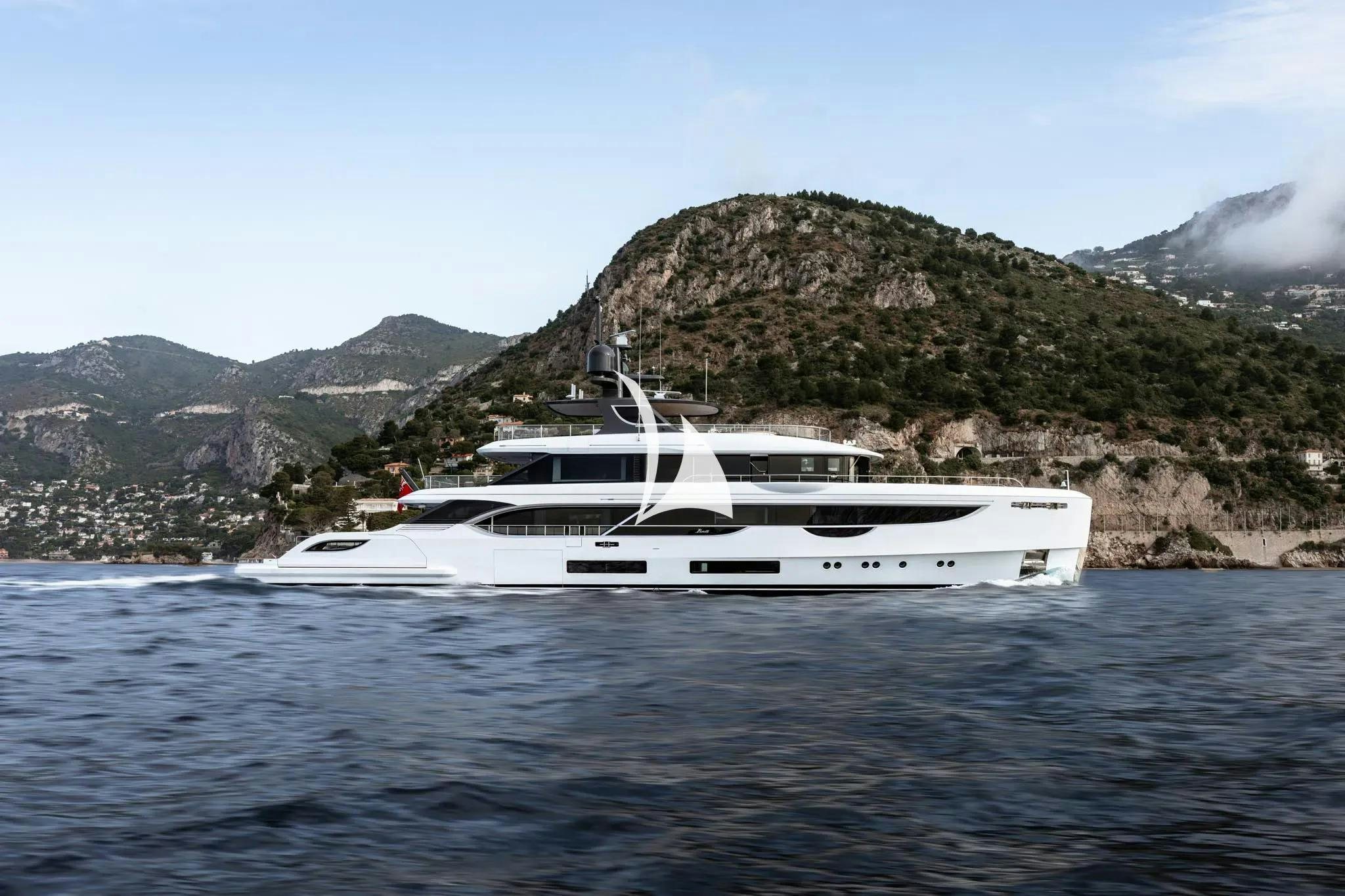 a boat on the water aboard WAVE Yacht for Charter