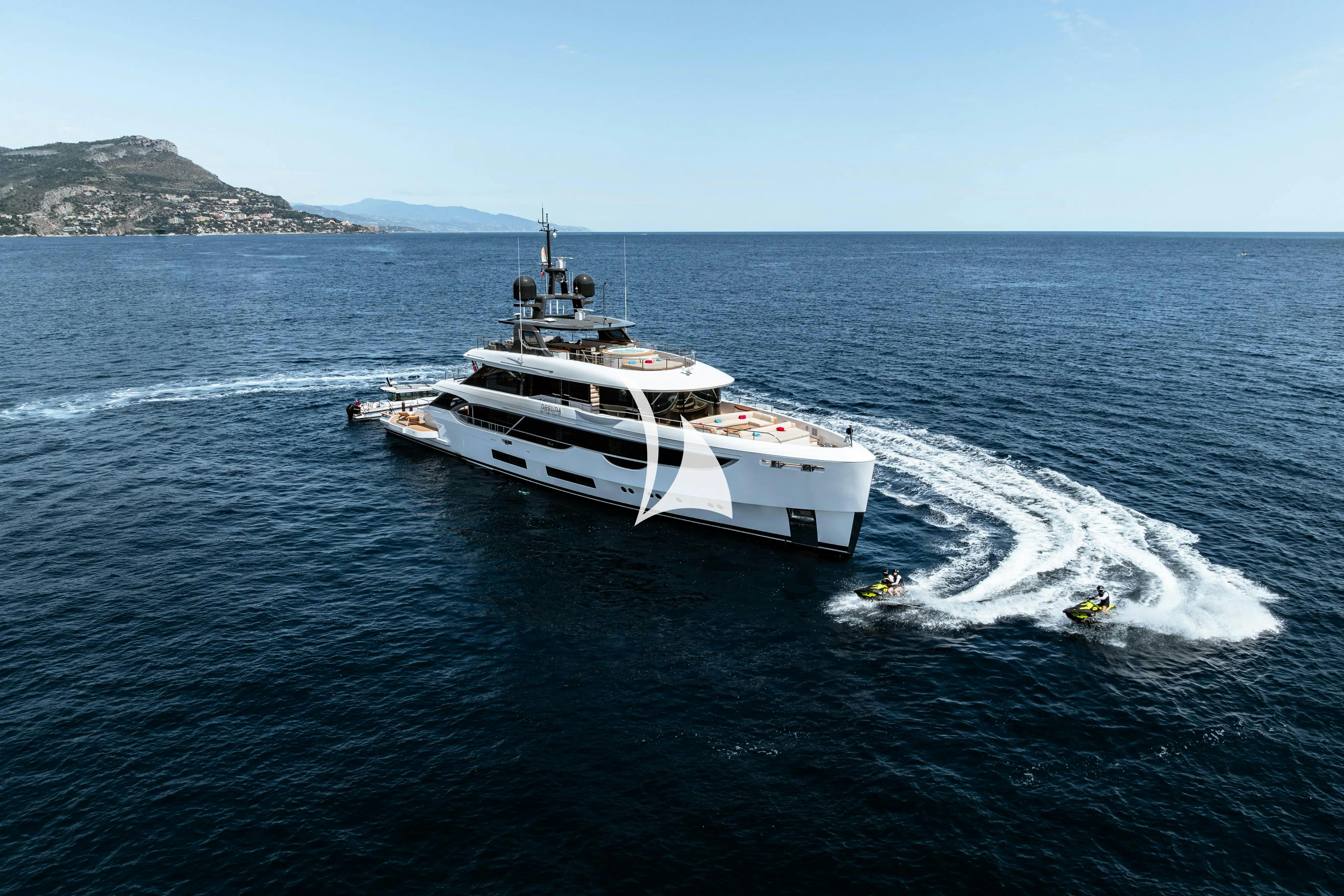 a boat on the water aboard WAVE Yacht for Charter