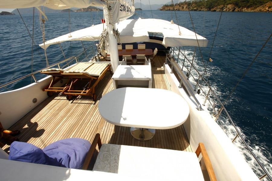 a boat on the water aboard ESMA SULTAN Yacht for Charter