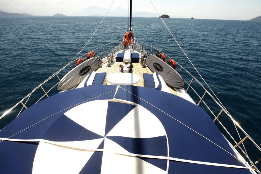 a boat on the water aboard ESMA SULTAN Yacht for Charter