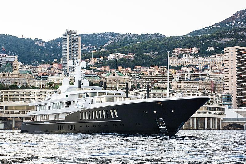 a boat on the water aboard AIR Yacht for Charter