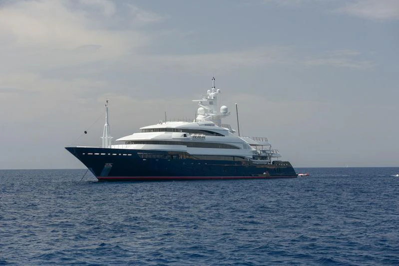 a large boat in the water aboard BATELLO Yacht for Charter