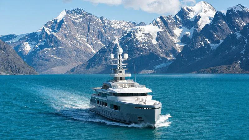 a boat on the water aboard CLOUDBREAK Yacht for Charter