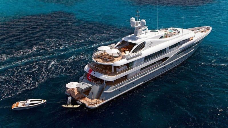 a ship in the water aboard VENTUM MARIS Yacht for Charter