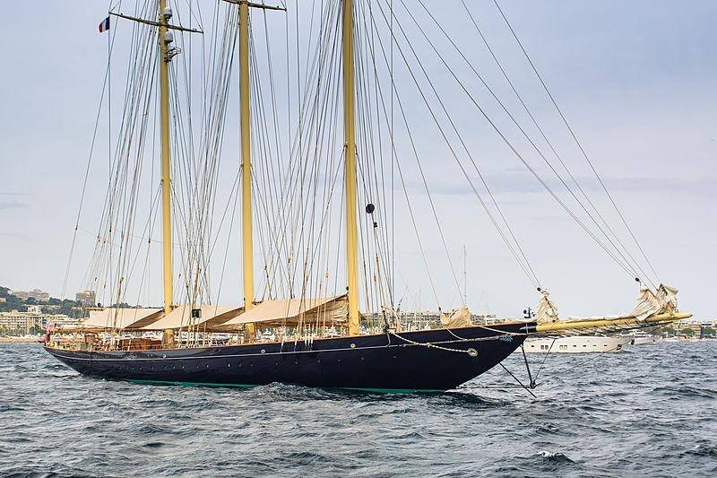 a boat on the water aboard ATLANTIC Yacht for Charter