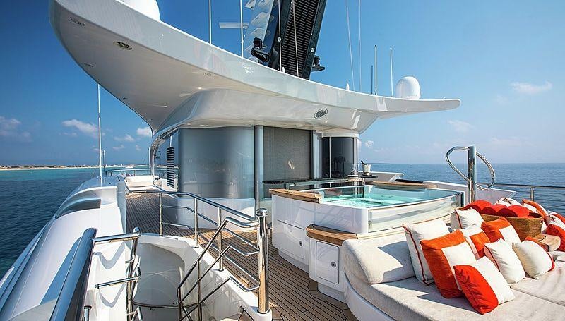 a boat on the water aboard ARIENCE Yacht for Charter