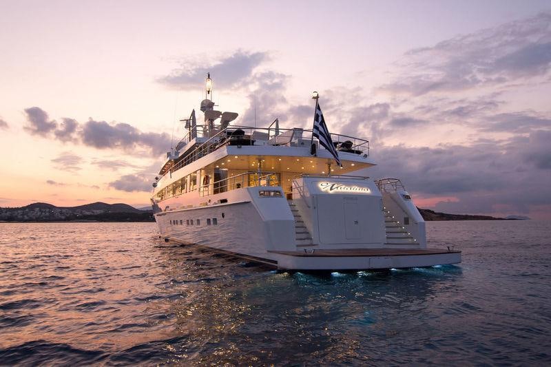 a boat in the water aboard O'NATALINA Yacht for Charter