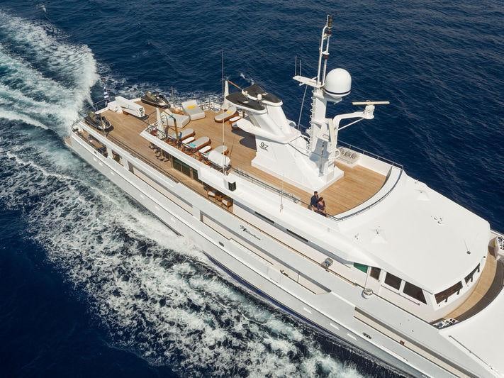 a ship on the water aboard O'NATALINA Yacht for Charter