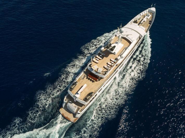 a ship in the water aboard O'NATALINA Yacht for Charter