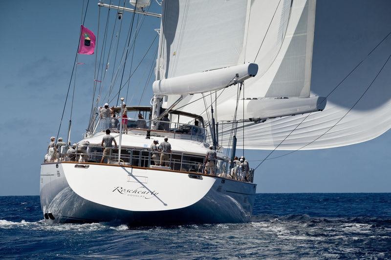 a boat with people on it aboard ROSEHEARTY Yacht for Charter
