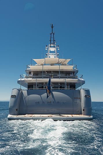 a ship in the water aboard TALEYA Yacht for Charter