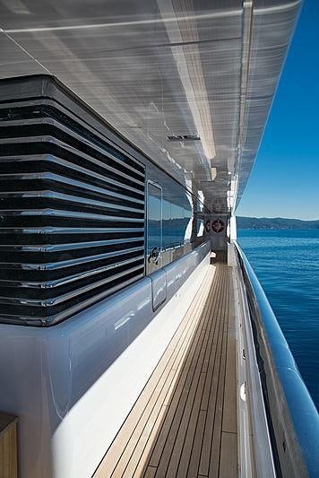 a boat on the water aboard TALEYA Yacht for Charter